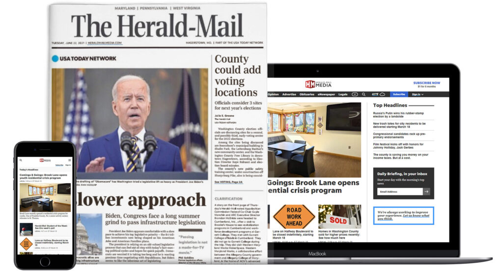 Hagerstown HeraldMail Subscriptions & Home Delivery Subscriber Services